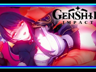 Genshin Impact - Shogun Raiden has a great time with you