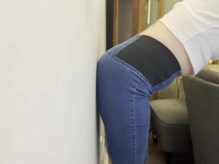 Farting In Jeans Against The Wall by Scarlett Fey