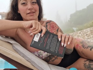 Hysterical Literature: trying not to cum reading Short Story Erotica at the public pool