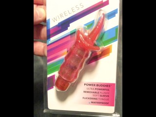 First Time Trying My New CalExotics Power Buddies Vibrating Tongue On My Cock & Asshole Was Amazing