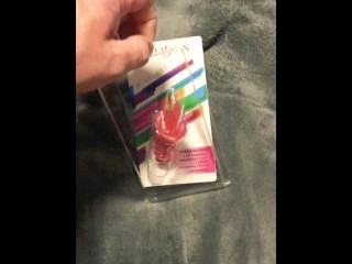 First Time Trying My New CalExotics Power Buddies Vibrating Tongue On My Cock & Asshole Was Amazing