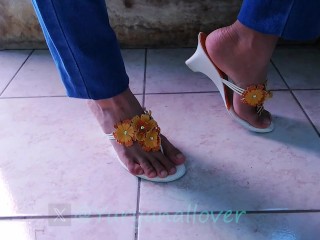 Te gustan mis sandalias?