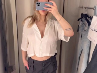 See through tops Try on Haul Transparent Fashion