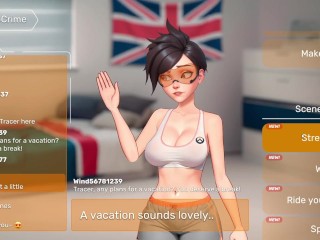 Overwatch Webcam Full Sex Game D.va and Widowmaker And Tracer Sex Scenes [18+]