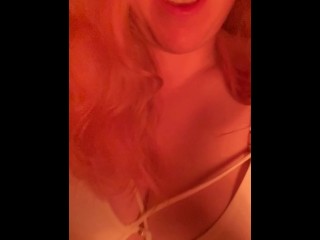 Filling my needy cunt with half my outfit, yes I’m crazy