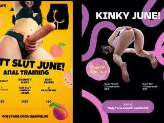 BUTT SLUT JUNE / Relapse Kinky June Anal Prostate Femdom HasmikJOI