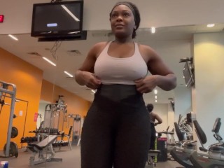 Flashing at the Public Gym