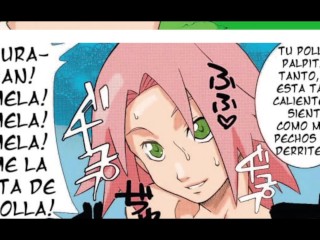 Sakura Ocupandose de las Necesidades Sexuales de Naruto - Manga Porno de Naruto