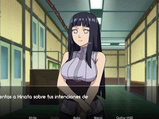 Recibiendo una Muy Buena Mamada a Escondidas por Parte de Hinata - Kunoichi Trainer