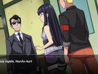 Probando las Enormes Tetas de Hinata Despues de una Negociación - Kunoichi Trainer