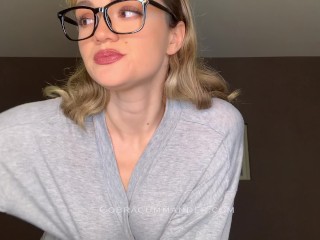 JOI- StepMOM puts u in CHASTITY Cage!! Big Tits MILF Jerkoff Instructions FEMDOM POV