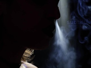 Exhaling in the shadows | Smoking Astrid