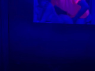 Dirty, hard and shiny sex under ultraviolet lights…💚🩷🩵