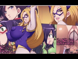 Recibiendo Sexo por Montones de las chicas de Boku no Hero  Academi - Manga Porno de My Hero Academy