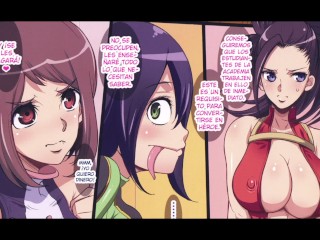 Recibiendo Sexo por Montones de las chicas de Boku no Hero  Academi - Manga Porno de My Hero Academy