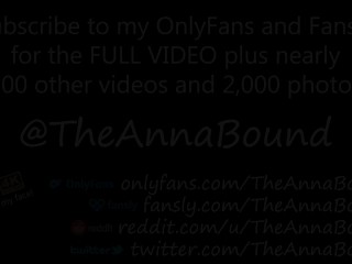 Anna Bound's BDSM strip tease masturbation [Trailer]