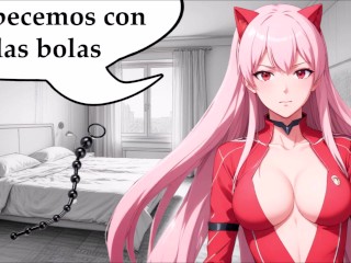 JOI Hentai Anal con Zero Two.