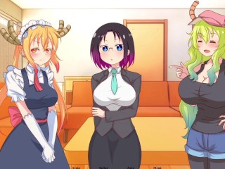 Muchas Waifus de Kobayashi Dragon Maid Por Follar - [Gameplay + Descarga] - Waifu Misión V1