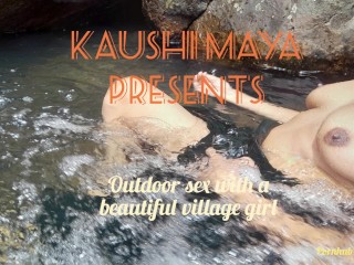 Desi srilankan girl got a nude bath at outdoor and rub stranger cock for cum