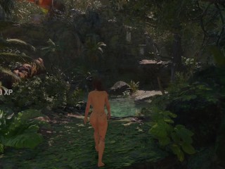 Shadow of the Tomb Raider Nude Game Play [Part 05] New 2024 Hot Nude Sexy Lara Nude (WIP) Mod