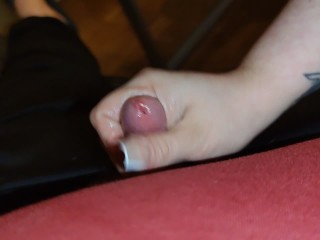 Long Nails BBW Goddess works her Husband's Small Cock until he releases his Huge Load *French Nails*