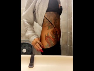 Buttplug in BWW Bathroom...alliteration is fun :)