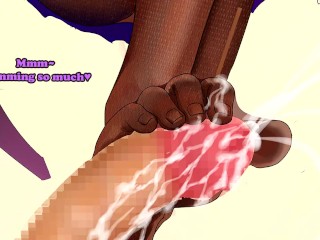 Keqing Catches you Slacking Off... (Genshin Impact) [Feet, Footjob, Cum on Feet, Breathplay, Femdom]