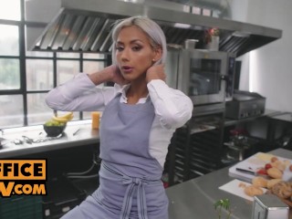 POV - Veronica Leal is the hottest chef in town and she wants some relief