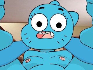 Gumball Hentai Nicole Full Nelson position