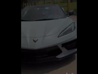 Snowbunny bitch went home with black guy after pulling up to her job in a Corvette