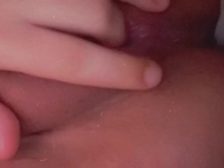 Don’t you just love the sounds my pussy makes ? I can only fit one finger in.. wanna stretch me out?