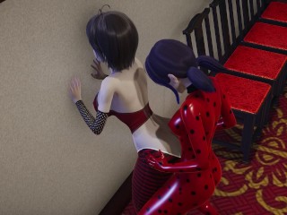 futanari LadyBug fucks Mavis Dracula