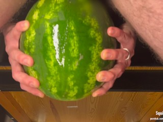 My wife asked me to make her some watermelon juice. I had to get my juicer out.