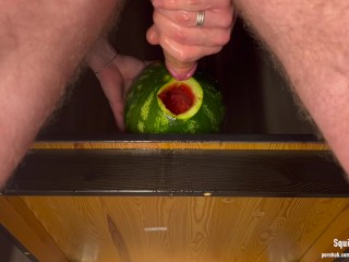 My wife asked me to make her some watermelon juice. I had to get my juicer out.