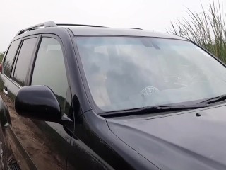 Pretty Girl Got Picked Up in The Village and Fucked in The Car - Outdoor Sex