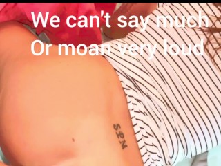 Dirty talk cheating wife makes husband fuck her used cummy pussy-cuck is only allowed a handjob