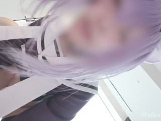 💜Big tits vtuber cosplayer reverse NTR femdom sex.