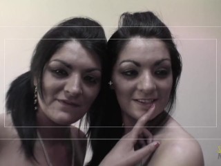 The two brunette milfs are excited to have their big boobs filmed during a delightful group sex sess