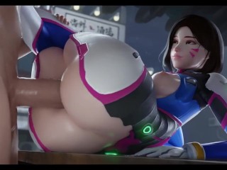 OVERWATCH 3d porn Compilation with SOUNDS
