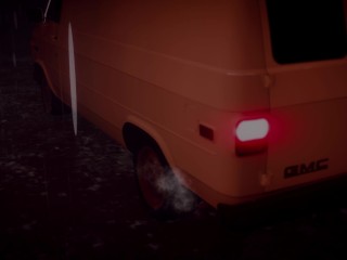 Slutty Tifa Fuck Cloud in a van truck - [RealGoodStuff Production]