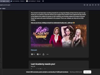 Lust Academy Season 3 Gallery [Part 05] Porn Game Play [18+] story-driven 3d visual novel Game