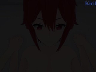 Tomo Aizawa and I have intense sex in the bedroom. - Tomo-chan Is a Girl! POV Hentai