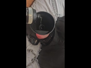 Training Zero Femdom 8 Hours of Sensory Deprivation Bondage Cum Orgasm Slave Piss BDSM Homemade Real