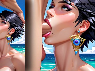 Bayonetta doesn't mind being fucked and getting bukake