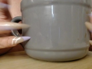 Razor Fingernail Tapping Different Sounds