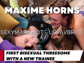 4k - FIRST BISEXUAL BAREBACK THREESOME WITH A TRAINEE