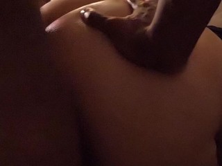 BBW anal creampie with BBC