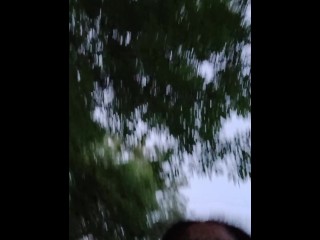 big ass Latina (twt @Milfslvt69x) takes a Piss in the woods