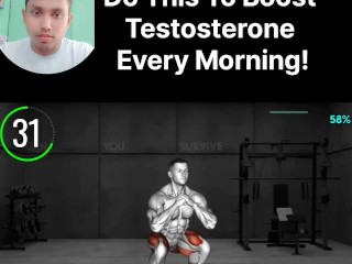 Increase Your Sex Time | Do This To Boost Testosterone Every Morning!
