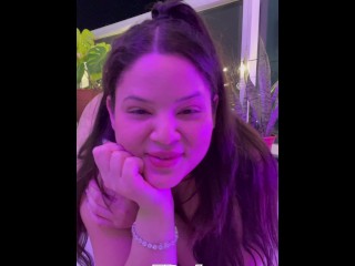 Stroke While I Tease You - Curvy BBW Dani Valentina BTS Live Stream Preview (English/Spanish)